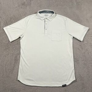 Primo Golf Polo Shirt Mens Large Green Performance Stretch